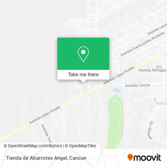 Tienda de Abarrotes Angel map