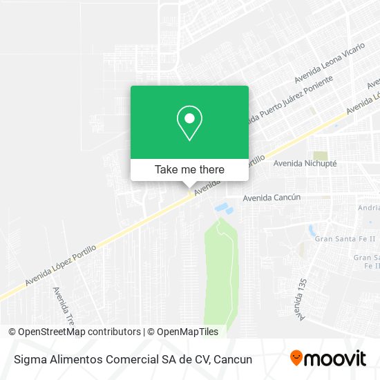 Mapa de Sigma Alimentos Comercial SA de CV