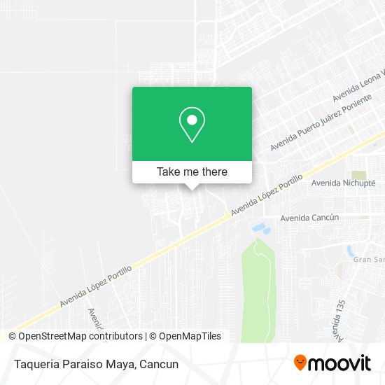 Mapa de Taqueria Paraiso Maya