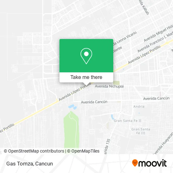Gas Tomza map