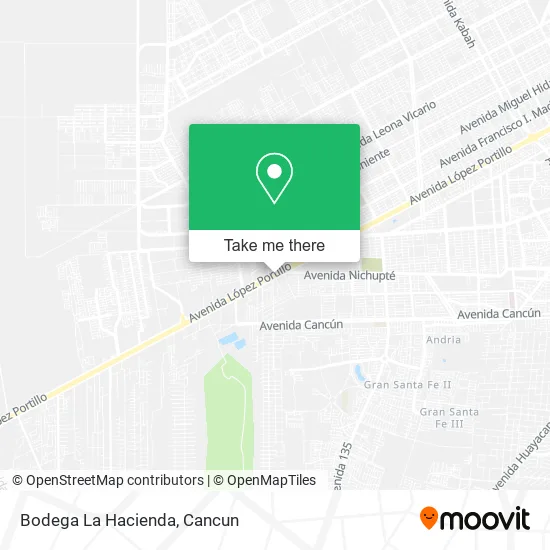 Bodega La Hacienda map