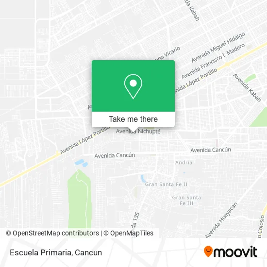 Escuela Primaria map