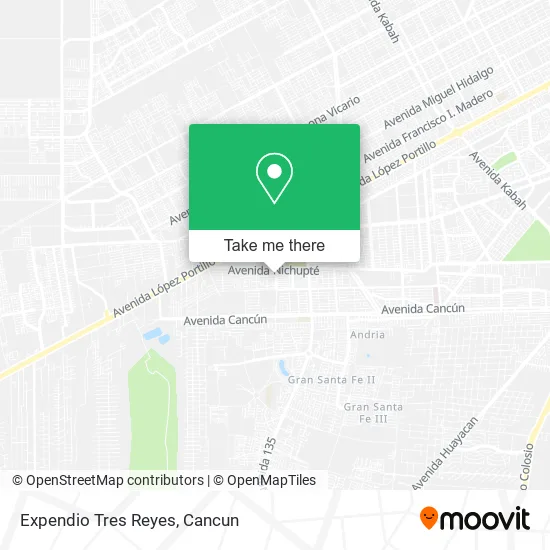 Expendio Tres Reyes map