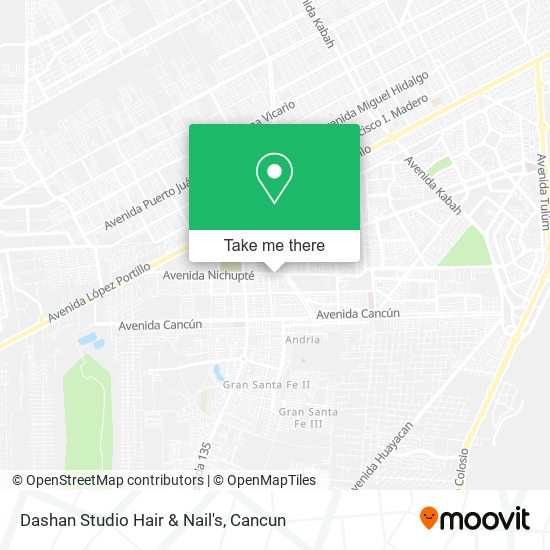 Dashan Studio Hair & Nail's map