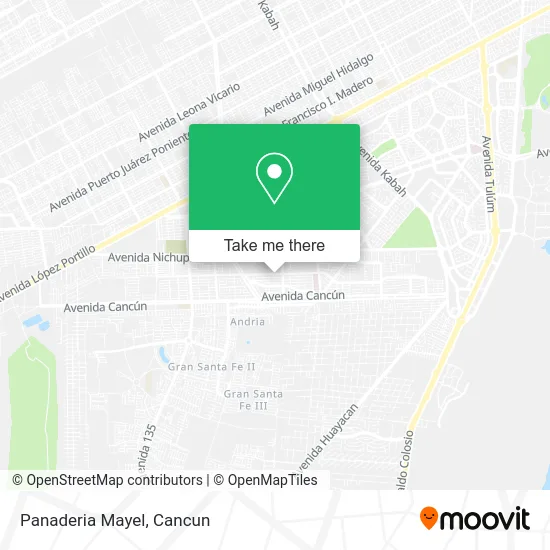 Panaderia Mayel map