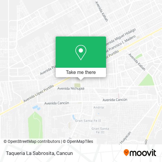 Taqueria La Sabrosita map