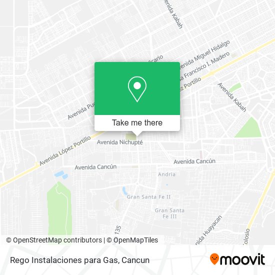 Mapa de Rego Instalaciones para Gas