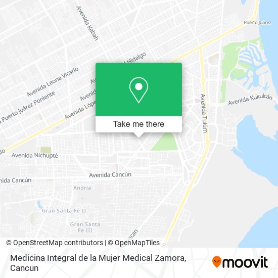 Mapa de Medicina Integral de la Mujer Medical Zamora