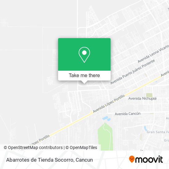 Abarrotes de Tienda Socorro map
