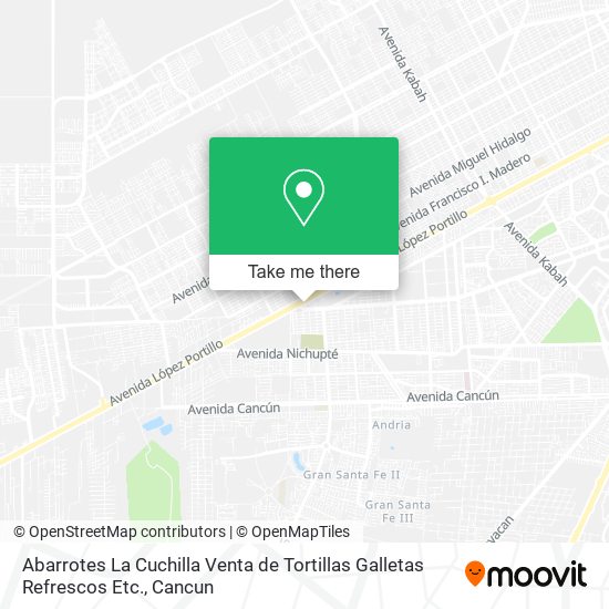 Abarrotes La Cuchilla Venta de Tortillas Galletas Refrescos Etc. map