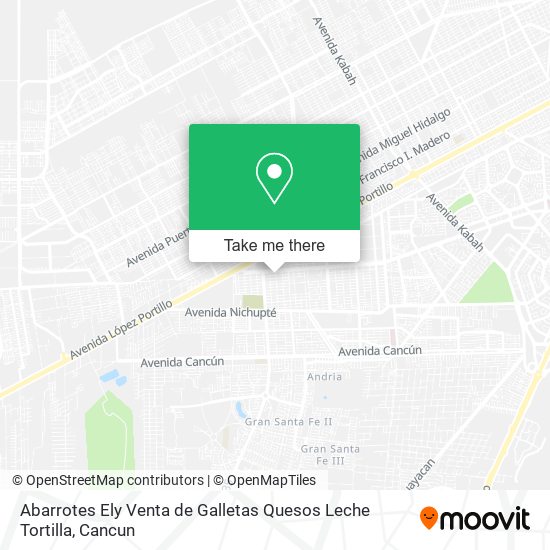 Abarrotes Ely Venta de Galletas Quesos Leche Tortilla map