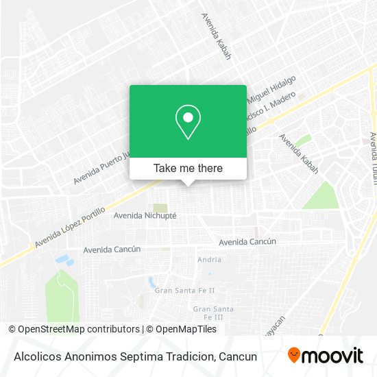 Mapa de Alcolicos Anonimos Septima Tradicion
