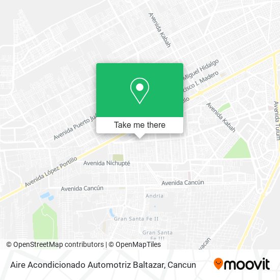 Aire Acondicionado Automotriz Baltazar map