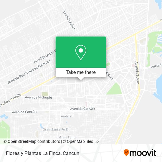 Flores y Plantas La Finca map