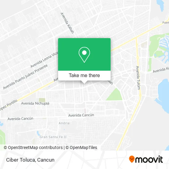 Ciber Toluca map