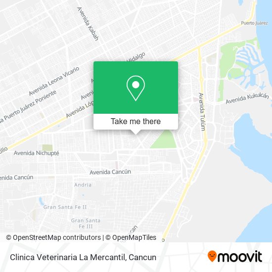 Mapa de Clinica Veterinaria La Mercantil