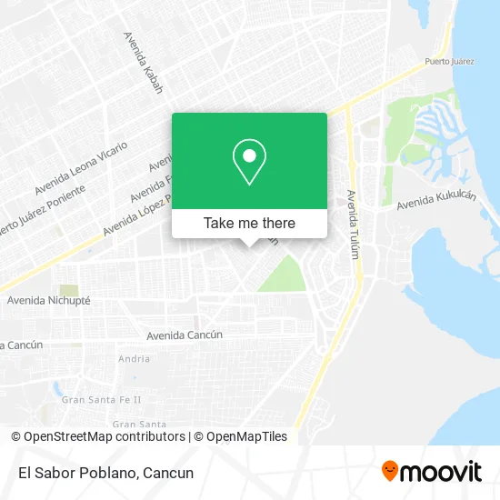 El Sabor Poblano map