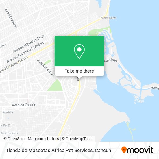 Tienda de Mascotas Africa Pet Services map