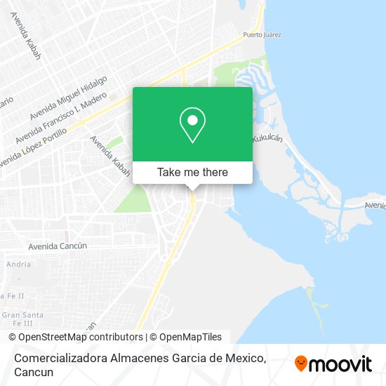 Comercializadora Almacenes Garcia de Mexico map