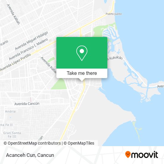 Mapa de Acanceh Cun