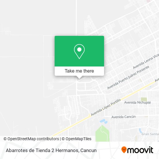 Abarrotes de Tienda 2 Hermanos map