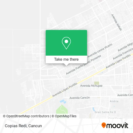 Copias Redi map