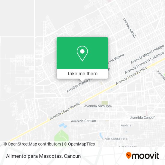 Alimento para Mascotas map