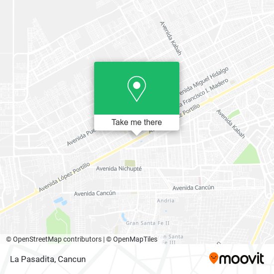 La Pasadita map