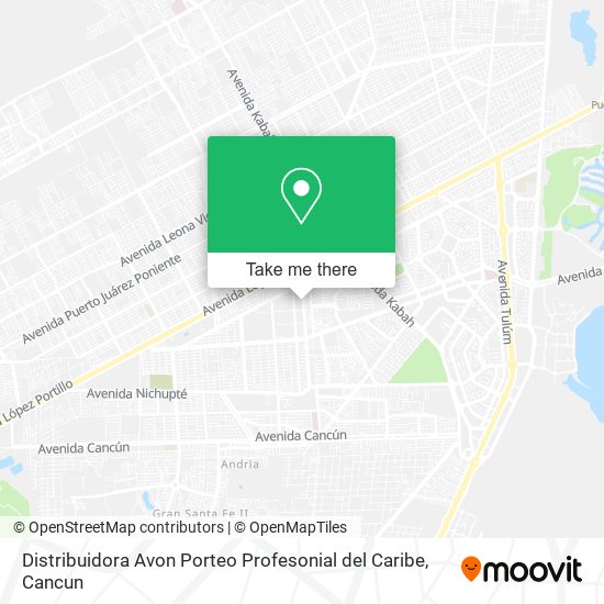 Distribuidora Avon Porteo Profesonial del Caribe map