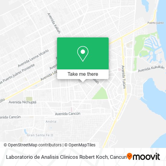 Laboratorio de Analisis Clinicos Robert Koch map