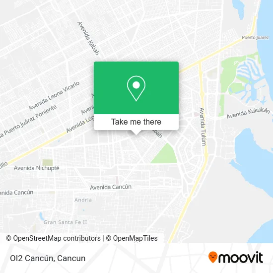 OI2 Cancún map