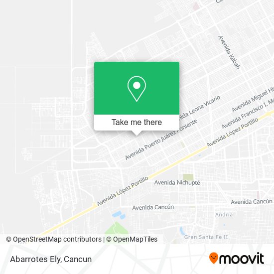 Abarrotes Ely map