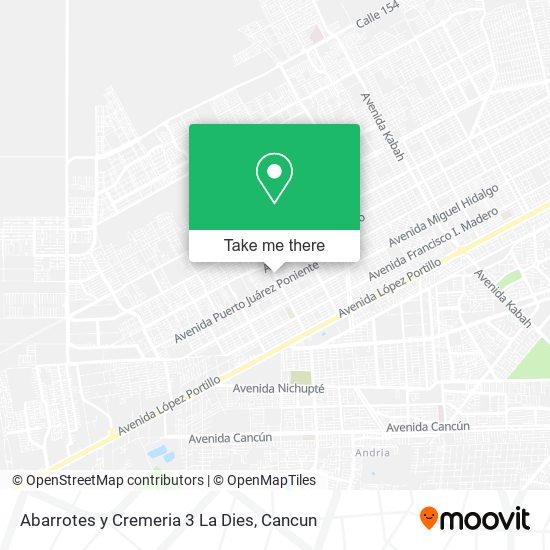 Abarrotes y Cremeria 3 La Dies map