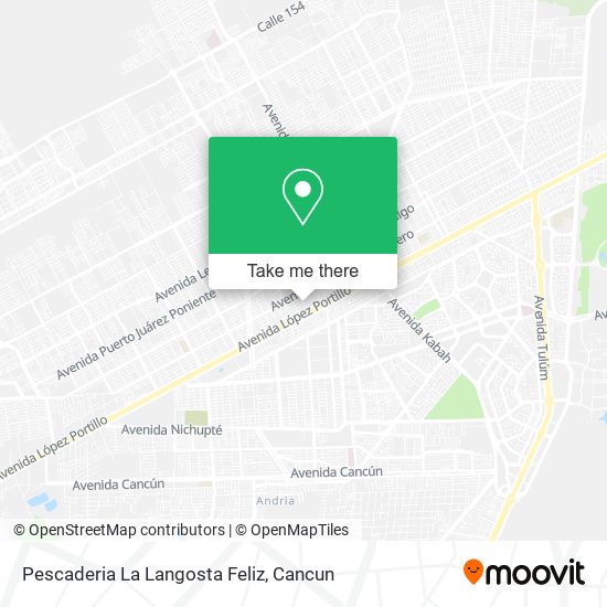 Pescaderia La Langosta Feliz map