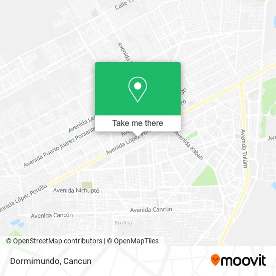 Dormimundo map