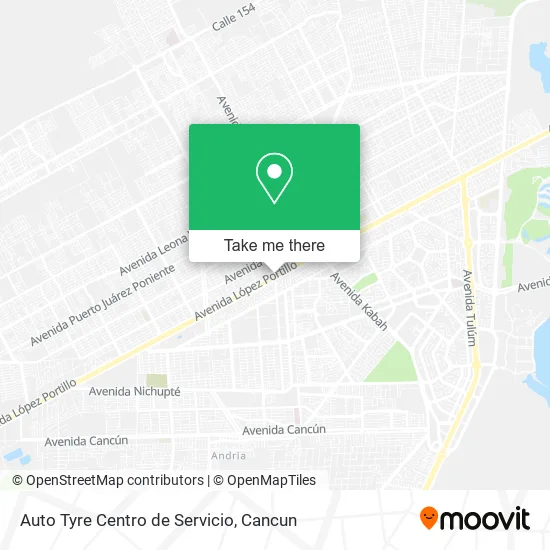 Auto Tyre Centro de Servicio map