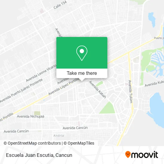 Escuela Juan Escutia map