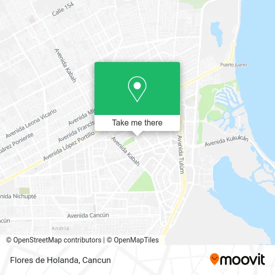 Flores de Holanda map