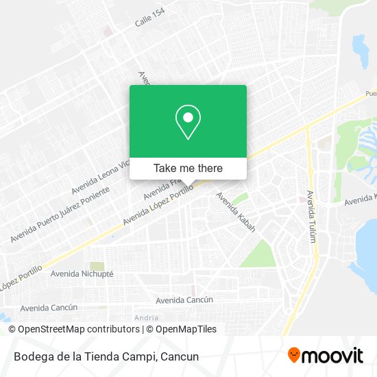 Bodega de la Tienda Campi map