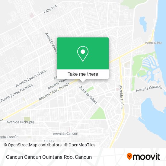 Cancun Cancun Quintana Roo map