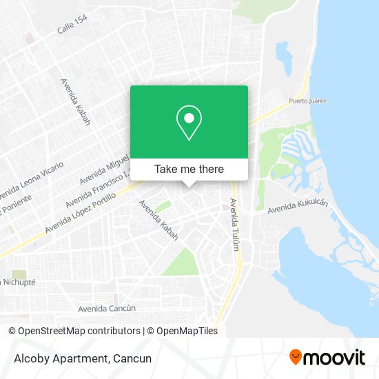 Alcoby Apartment map