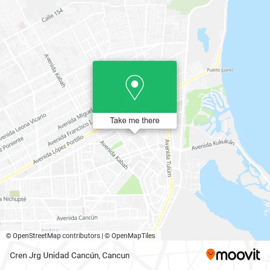 Cren Jrg Unidad Cancún map