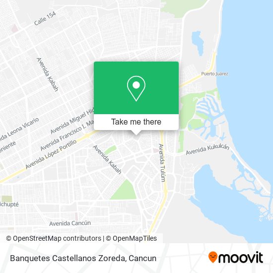 Banquetes Castellanos Zoreda map
