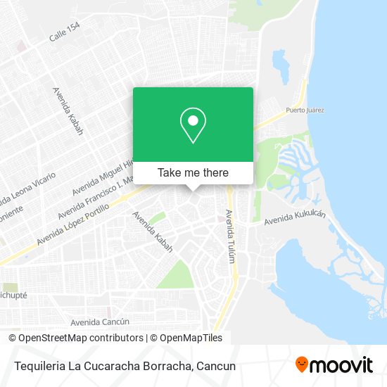 Tequileria La Cucaracha Borracha map