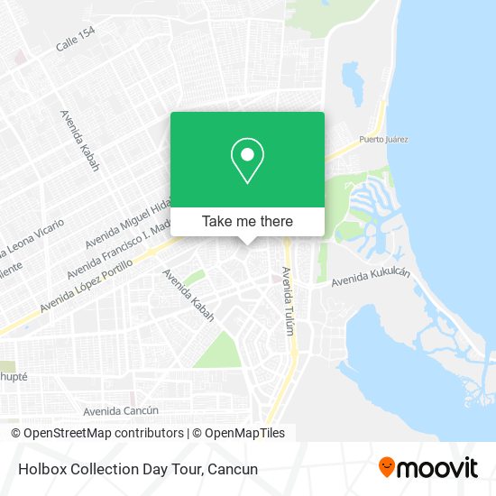 Holbox Collection Day Tour map