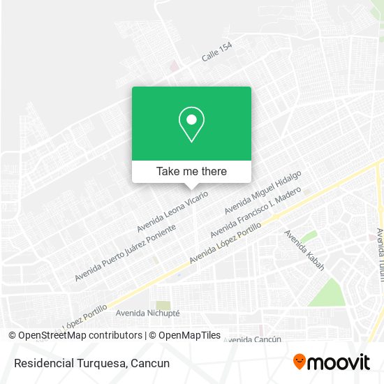 Mapa de Residencial Turquesa