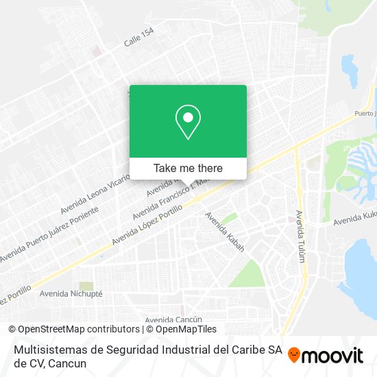 Mapa de Multisistemas de Seguridad Industrial del Caribe SA de CV