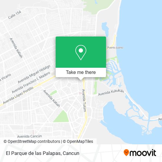 El Parque de las Palapas map