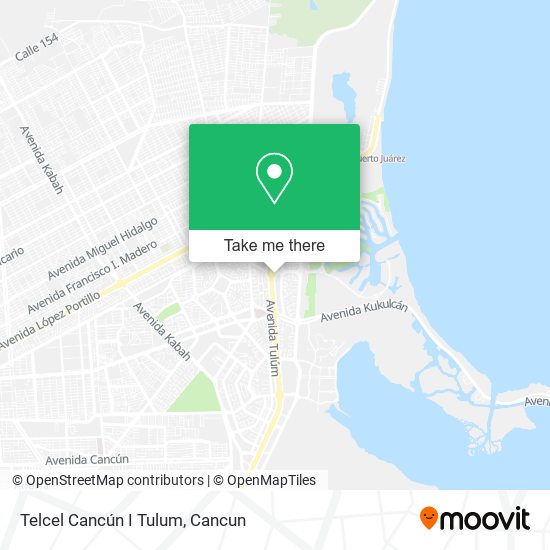 Mapa de Telcel Cancún I Tulum