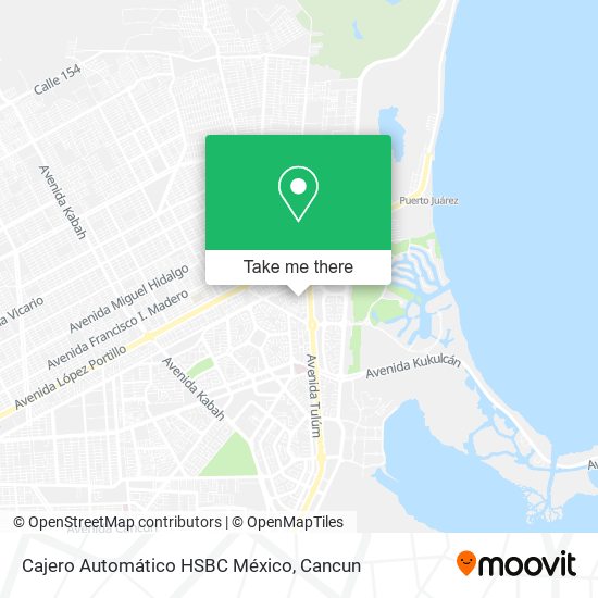 Cajero Automático HSBC México map